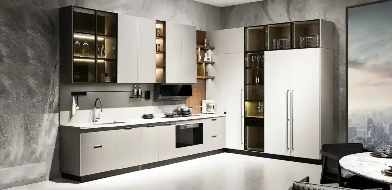 modern grey affordable kitchen cabinets design 2 1