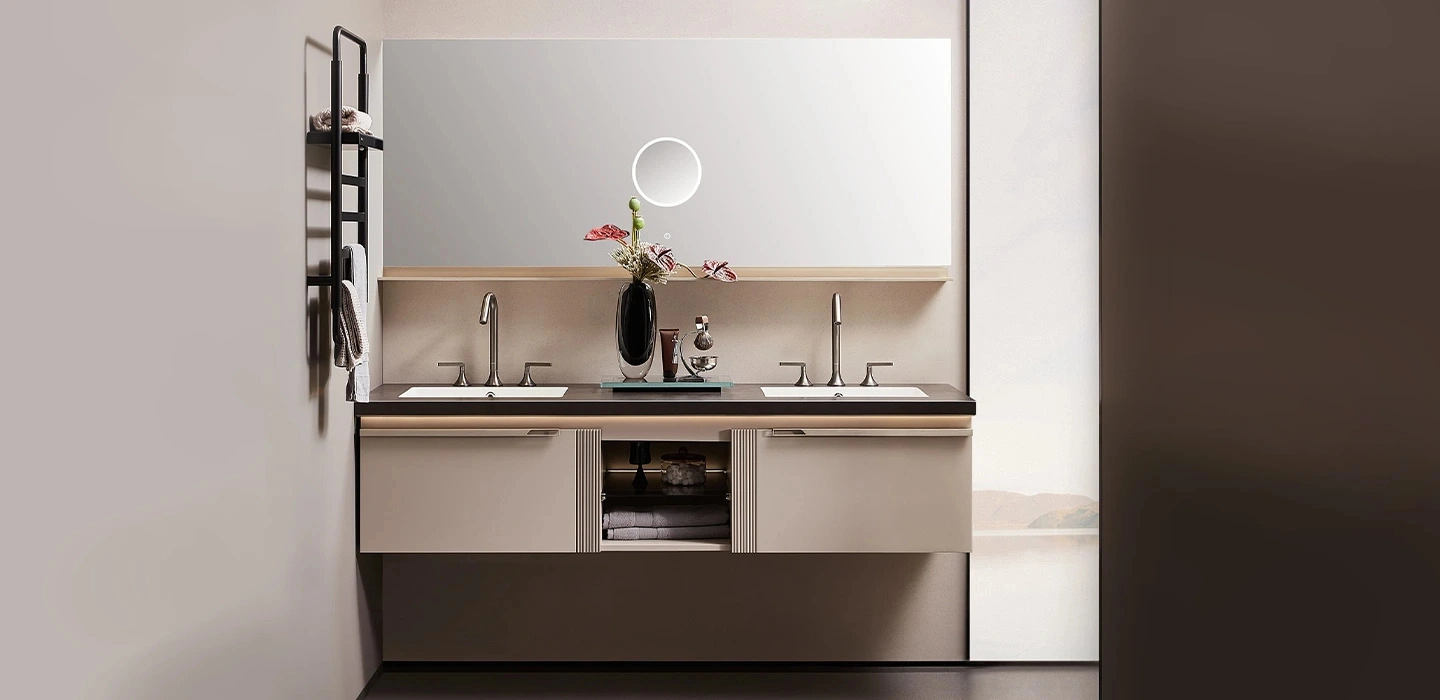 2023 Mirrored Bathroom Vanity with Sink PLWY23004 02