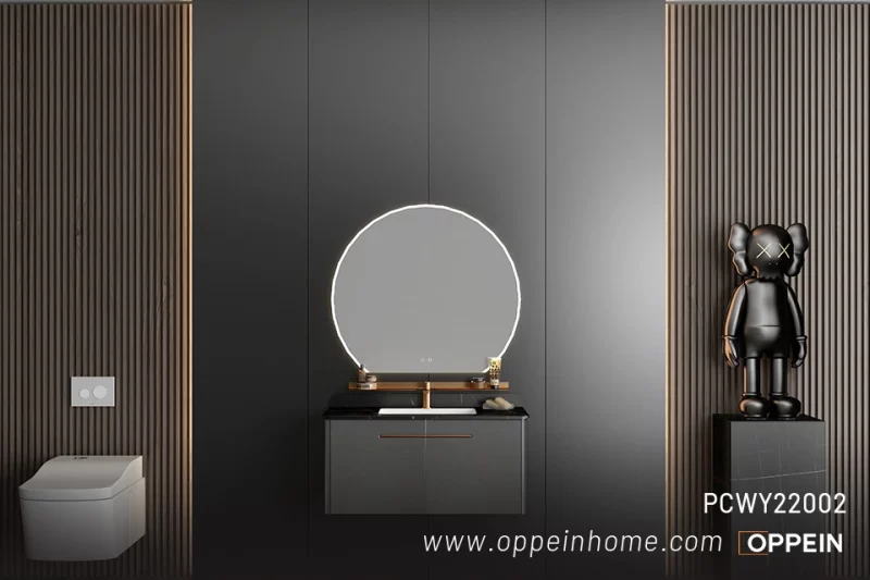 Custom Modern Grey Bathroom Vanity for Sale TITAN