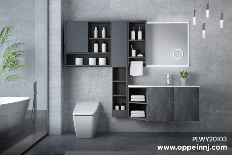 Modern Black Bathroom Vanity PLWY20103 1 1