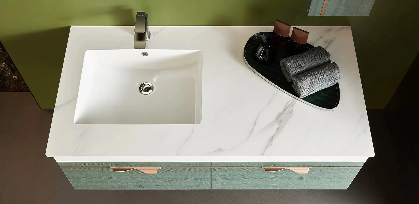 Modern Small Bathroom Design Green Bathroom Vanity PLWY23031 03