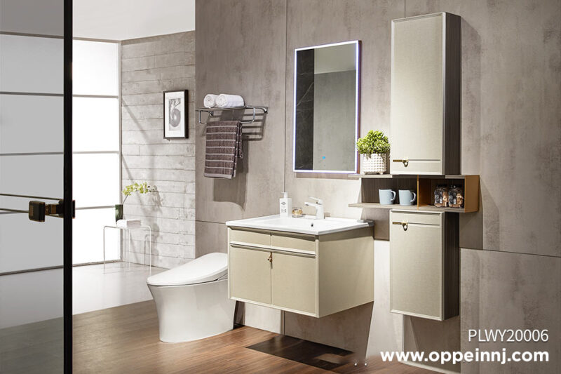 Simple Modern PVC Bathroom Cabinet PLWY20006 1