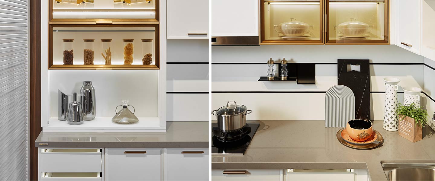 White Simple European Style Kitchen Cabinet PLCC20109 4