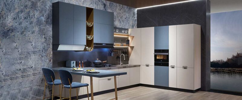 modern blue kitchen cupboard for sale plcc22037 2